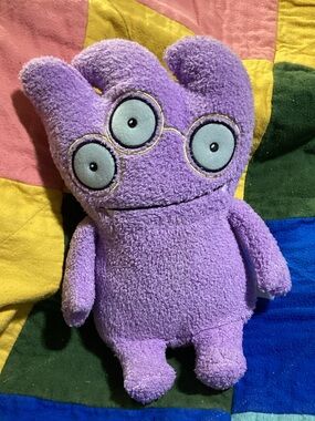 Ugly Doll Tray Eye Love You Three Eyed Purple Monster Plush Stuffed Toy
